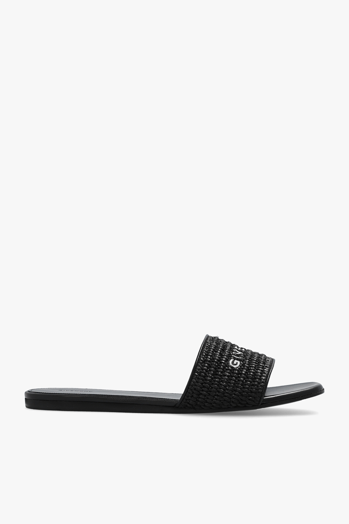 Givenchy leather slides hotsell